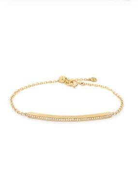 Anne Sportun 18k Yellow Gold Diamond Bar Chain Bracelet, Adjustable, $2,945